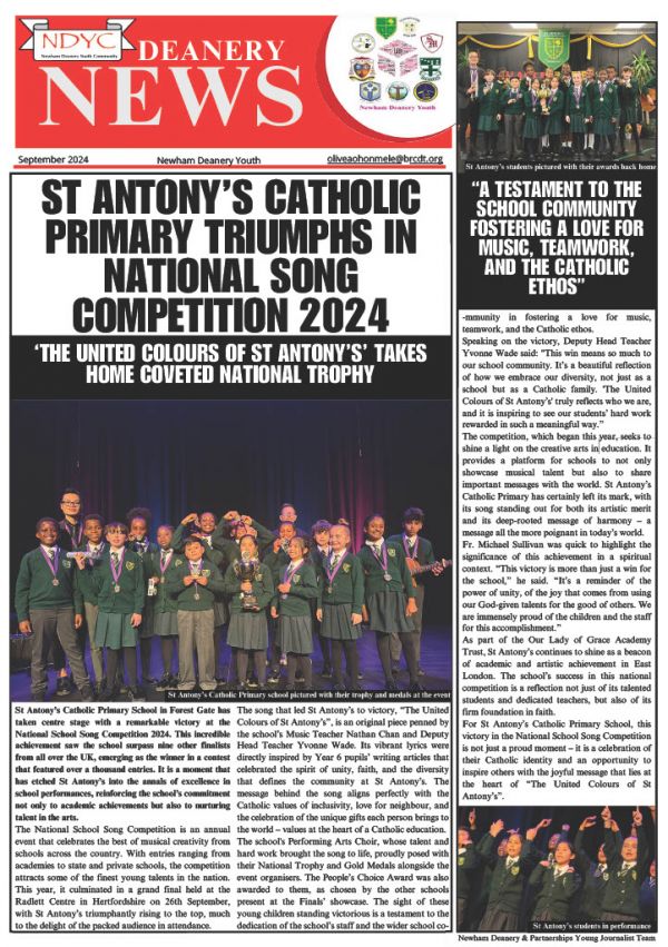 NDPYC St Antonys National Song Competition 2024